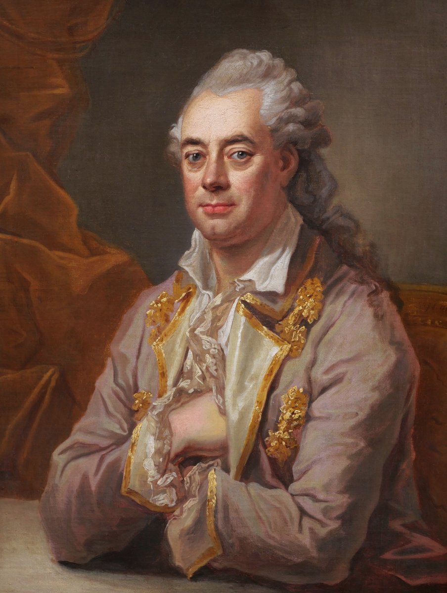 Attributed To Johann Julius Heinsius, Portrait Of A Man With His Hand On His Heart, Old Master