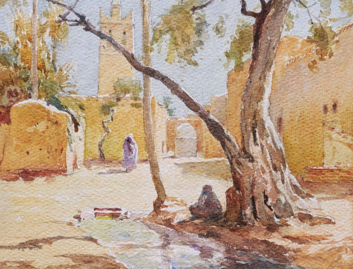 René Leverd, Landscape In Biskra, Algeria-photo-2