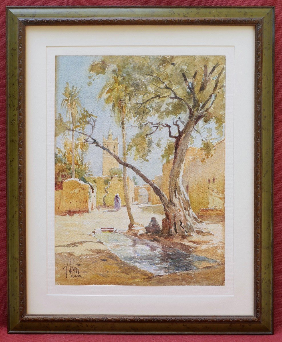 René Leverd, Landscape In Biskra, Algeria-photo-4