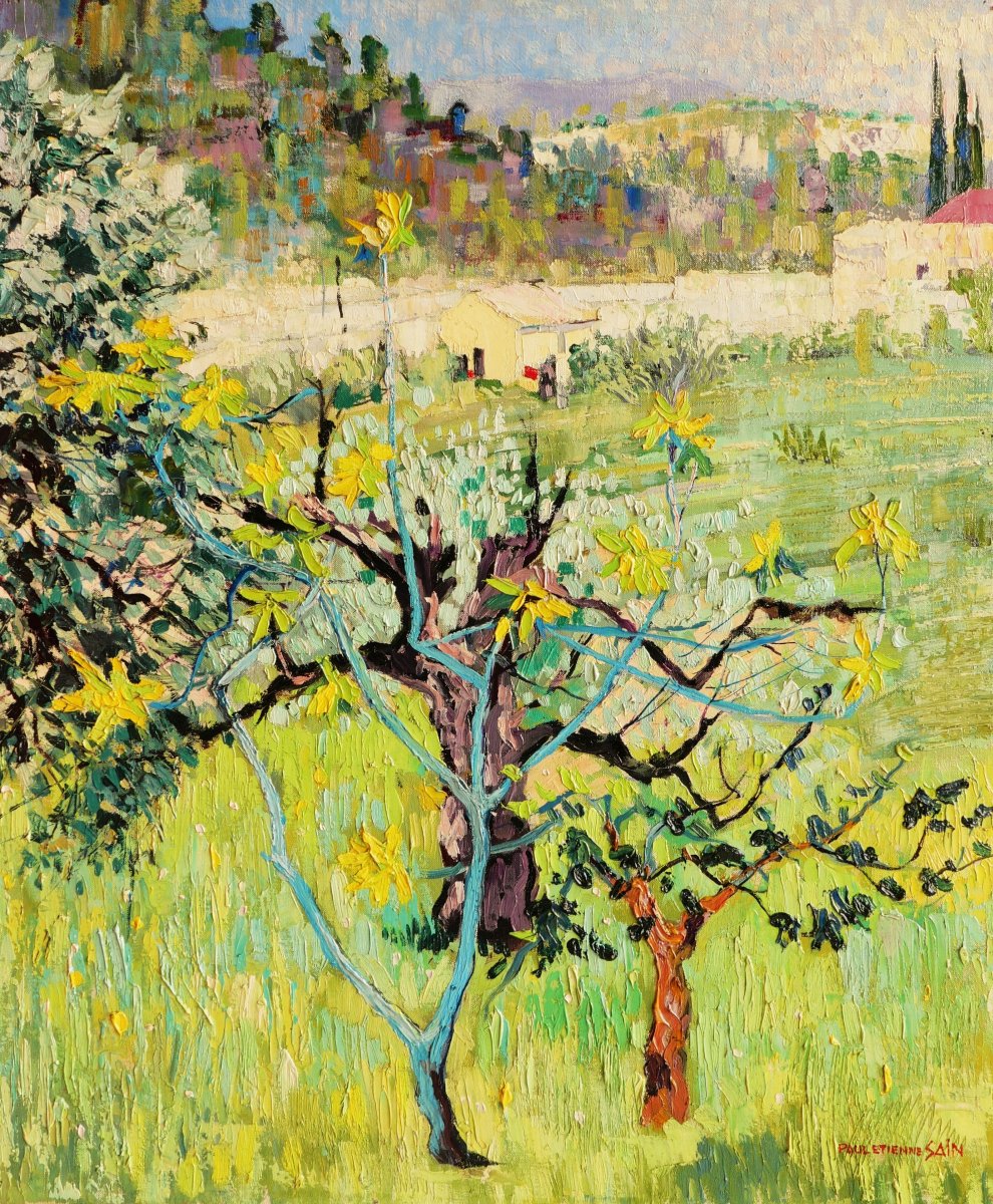 Paul Etienne Sain, Landscape Near Grasse