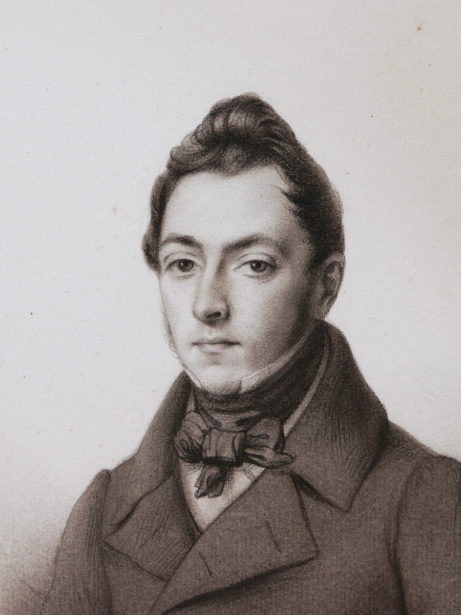 Augustin-Luc DEMOUSSY, Portrait de Jules Pourrier-photo-2