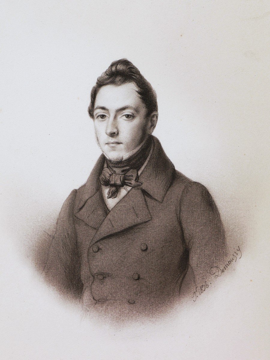 Augustin-Luc DEMOUSSY, Portrait de Jules Pourrier-photo-1