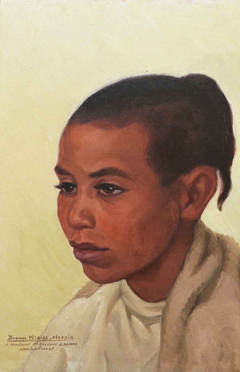 Yvonne Kleiss-herzig, Portrait Of A Child From Algeria-photo-2