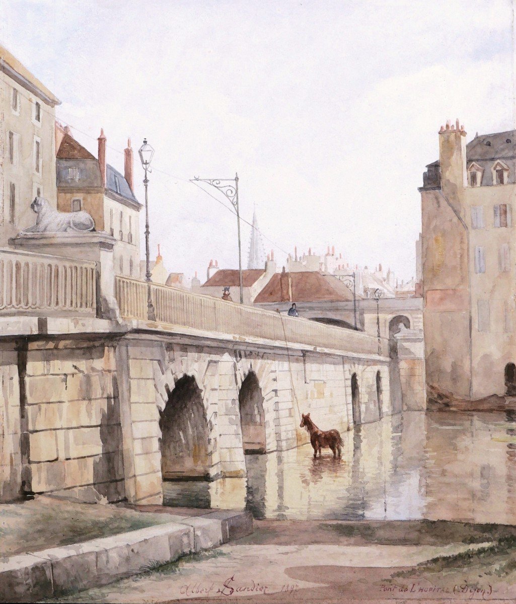 Albert Sandier, The Hospital Bridge In Dijon