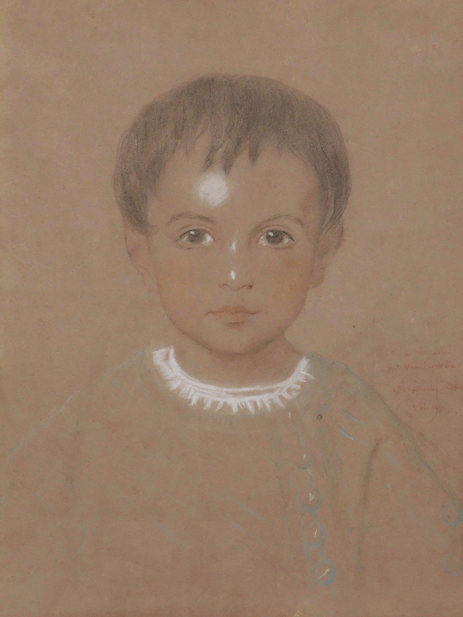 Eugène AMAURY-DUVAL, Portrait de Maurice Van der Vliet âgé de deux ans