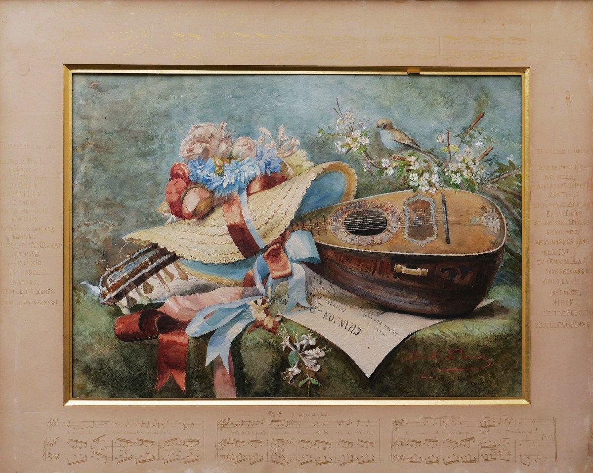Blanche Pierron, Musical Still Life (song Of Spring)-photo-4