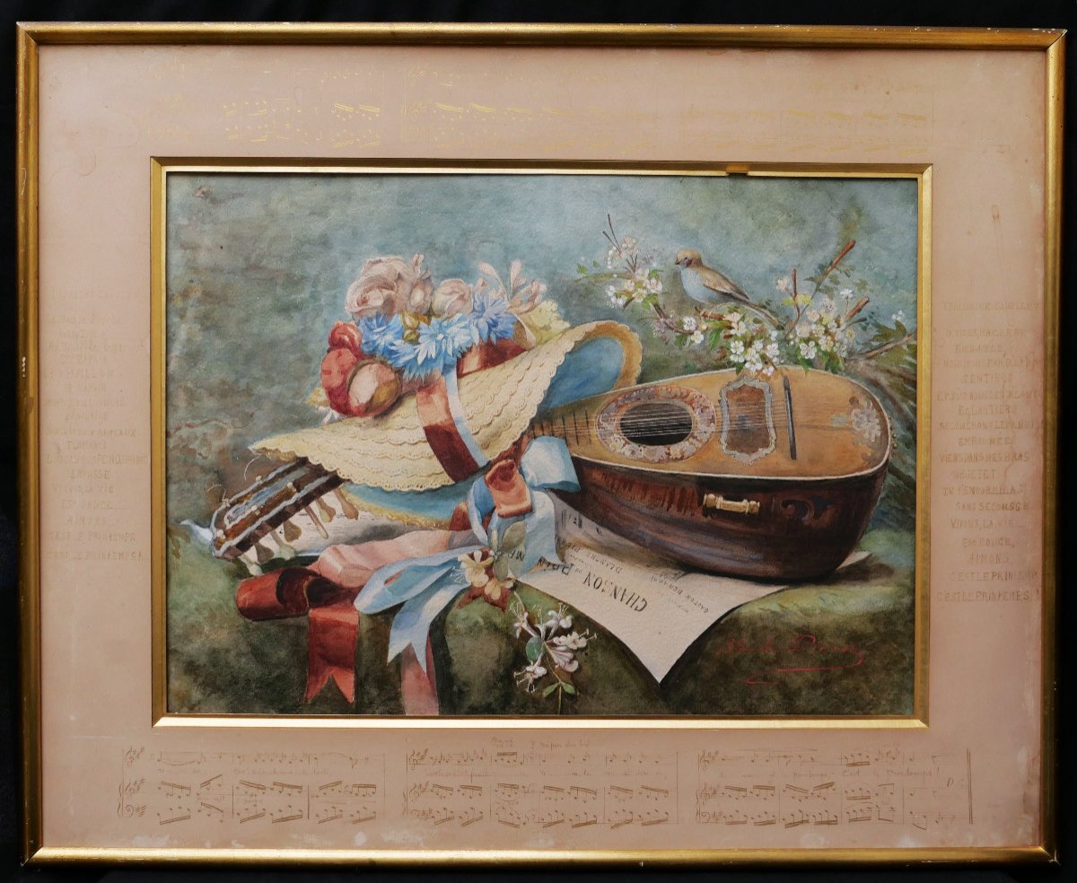 Blanche Pierron, Musical Still Life (song Of Spring)-photo-1