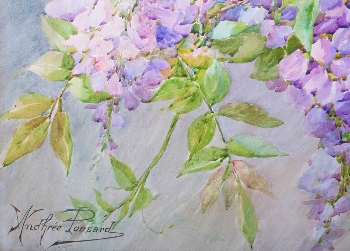 Andrée Ponsard, Roses And Wisteria-photo-4