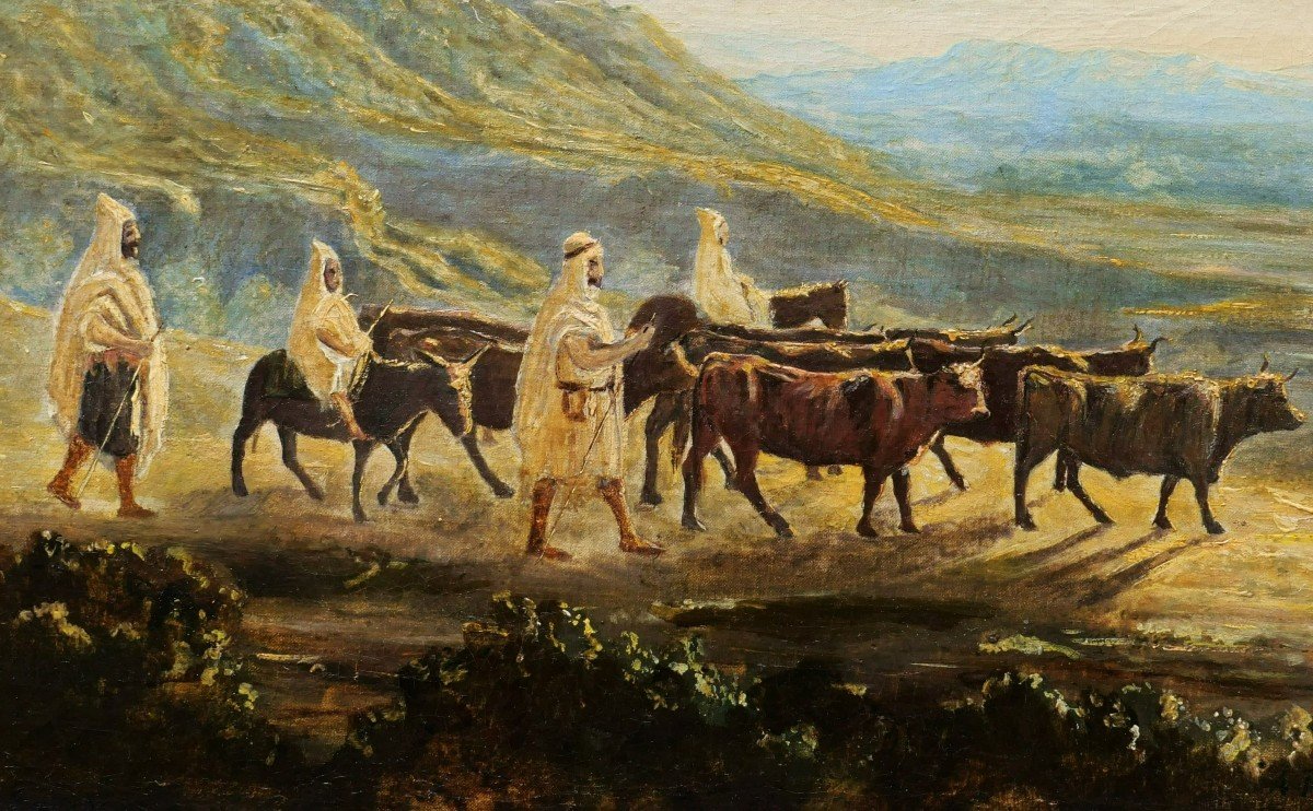 Albert Pépin, Cowherds In Central Asia-photo-2