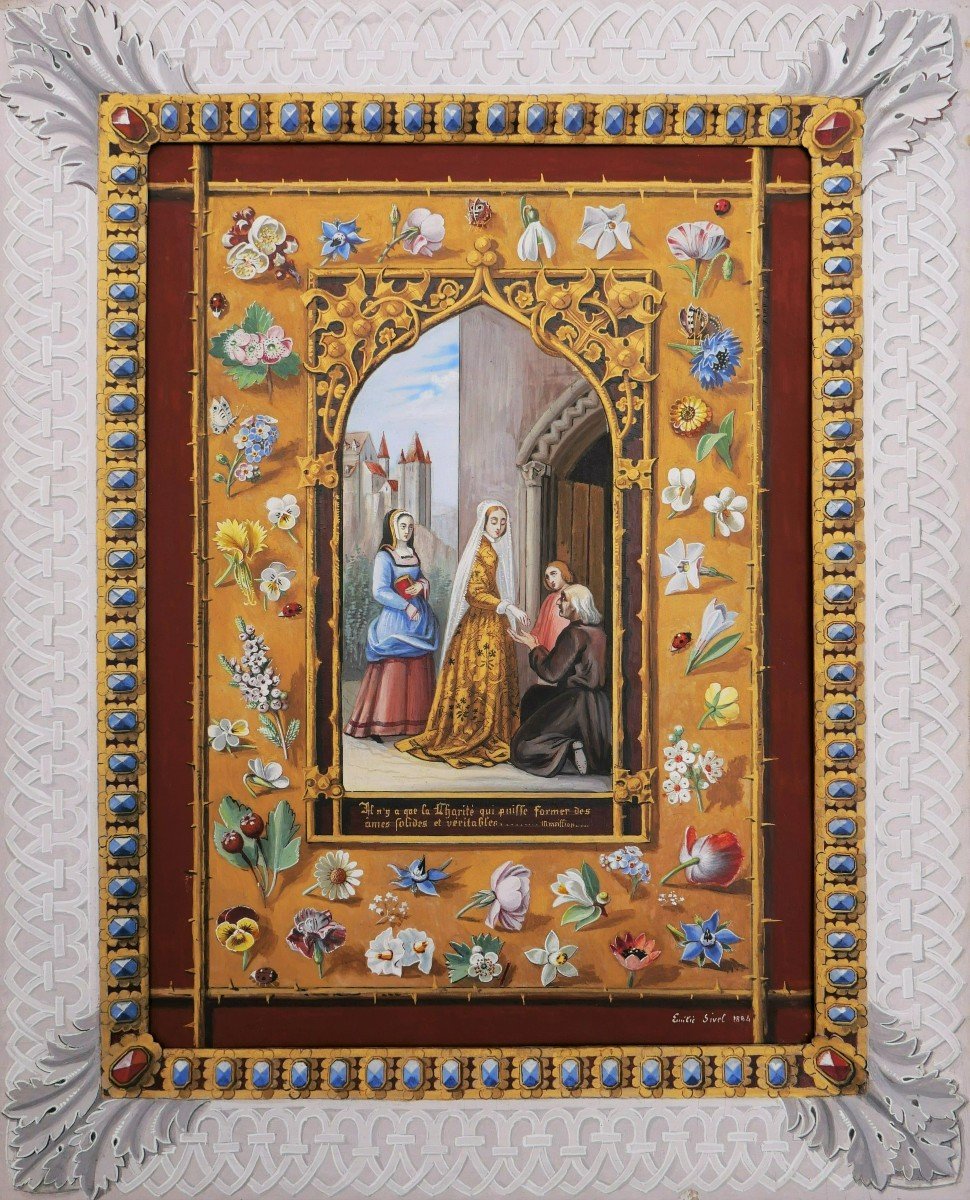 Émilie SIVEL, La Charité chrétienne (Sainte Elisabeth de Hongrie)-photo-2