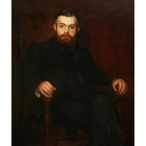 Henry Brémond, Portrait Of A Seated Man (large Format)