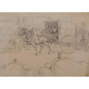 Robert West, Horse-drawn Carriage Interfering With Automobiles