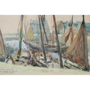 Pierre Richy, Sardine Boats In The Port Of Concarneau, Brittany