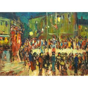 Maurice Montet, The Ring (street Circus Scene)