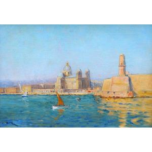 Joseph ODDE, L'entrée du Vieux Port de Marseille