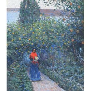 Léon GIRAN-MAX, Sévillane parmi les orangers