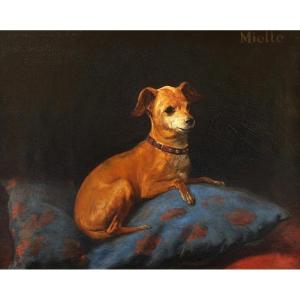 Louis Rémy SABATTIER, Portrait de la chienne Miette