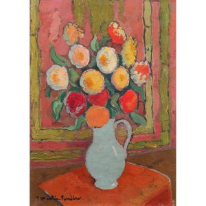 Jac MARTIN-FERRIÈRES , Pichet fleuri