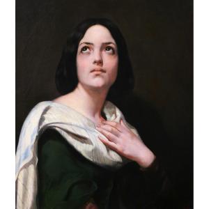 Ange Tissier, Portrait Of An Italian Woman