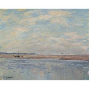 Louis Édouard Joseph BRAQUAVAL, Marée basse en Baie de Somme