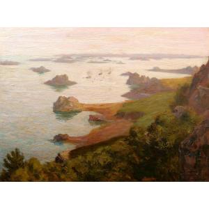 émile Eugène Fauconnier, The Bay Of Morlaix In Brittany