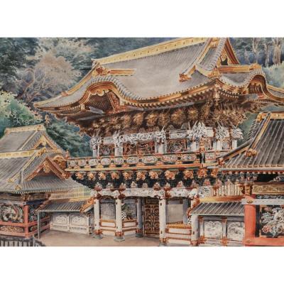 École EUROPÉENNE début XXème siècle, Le Yomeimon du Temple de Nikkō Tōshō-gū 