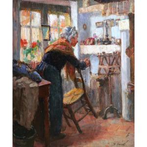 Suzanne HUREL, Vieille femme de Bruges en prière