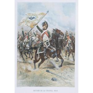 D'après Édouard DETAILLE, Retour de la charge, 1806 (grand format)