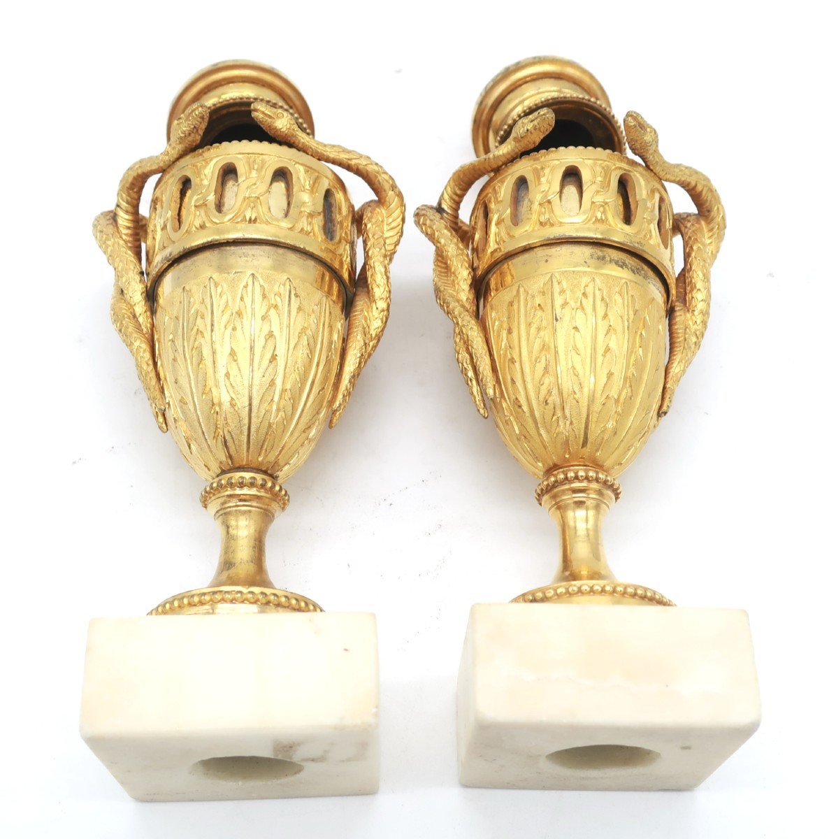 Pair Of Cassolettes Louis XVI Period Late 18th Century-photo-4