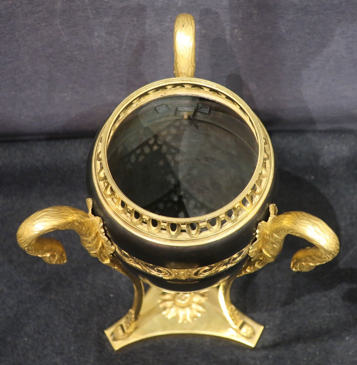 Bronze Perfume Burner Empire Period Circa 1800-photo-7