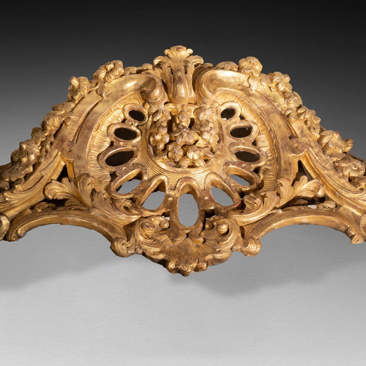 Grande console époque Louis XV milieu du XVIIIe siècle-photo-3