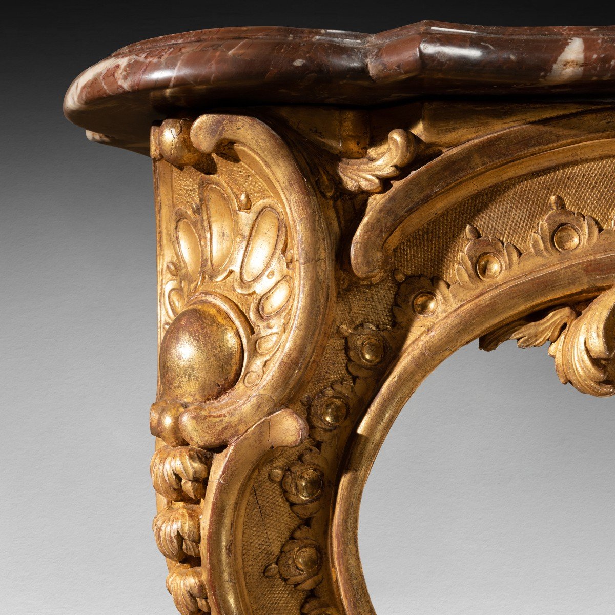 Grande console époque Louis XV milieu du XVIIIe siècle-photo-2