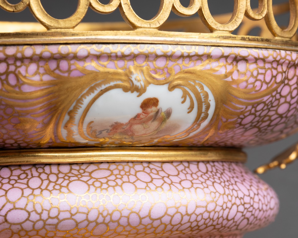 Vase en porcelaine fin du XVIII ème siècle-photo-2