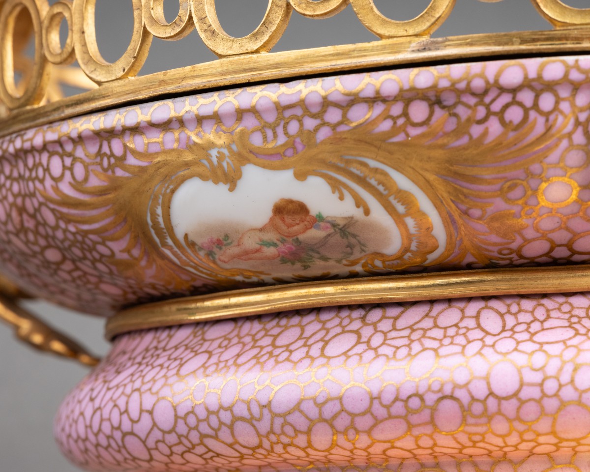 Vase en porcelaine fin du XVIII ème siècle-photo-4