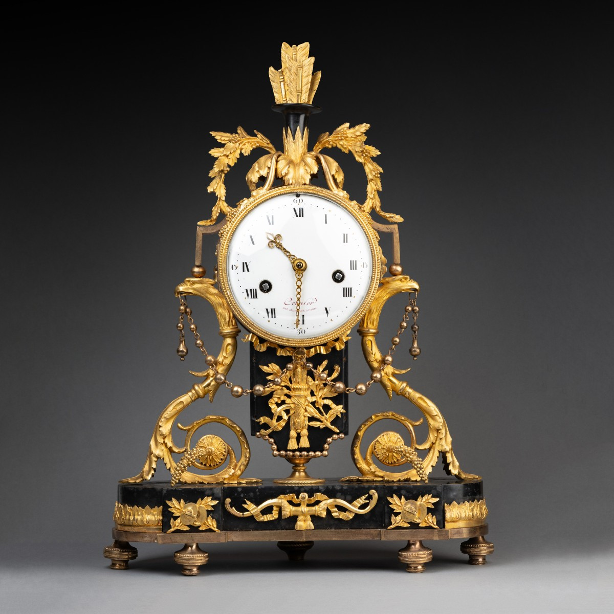 Louis XVI Period Clock Signed Cronier, Late 18th Century