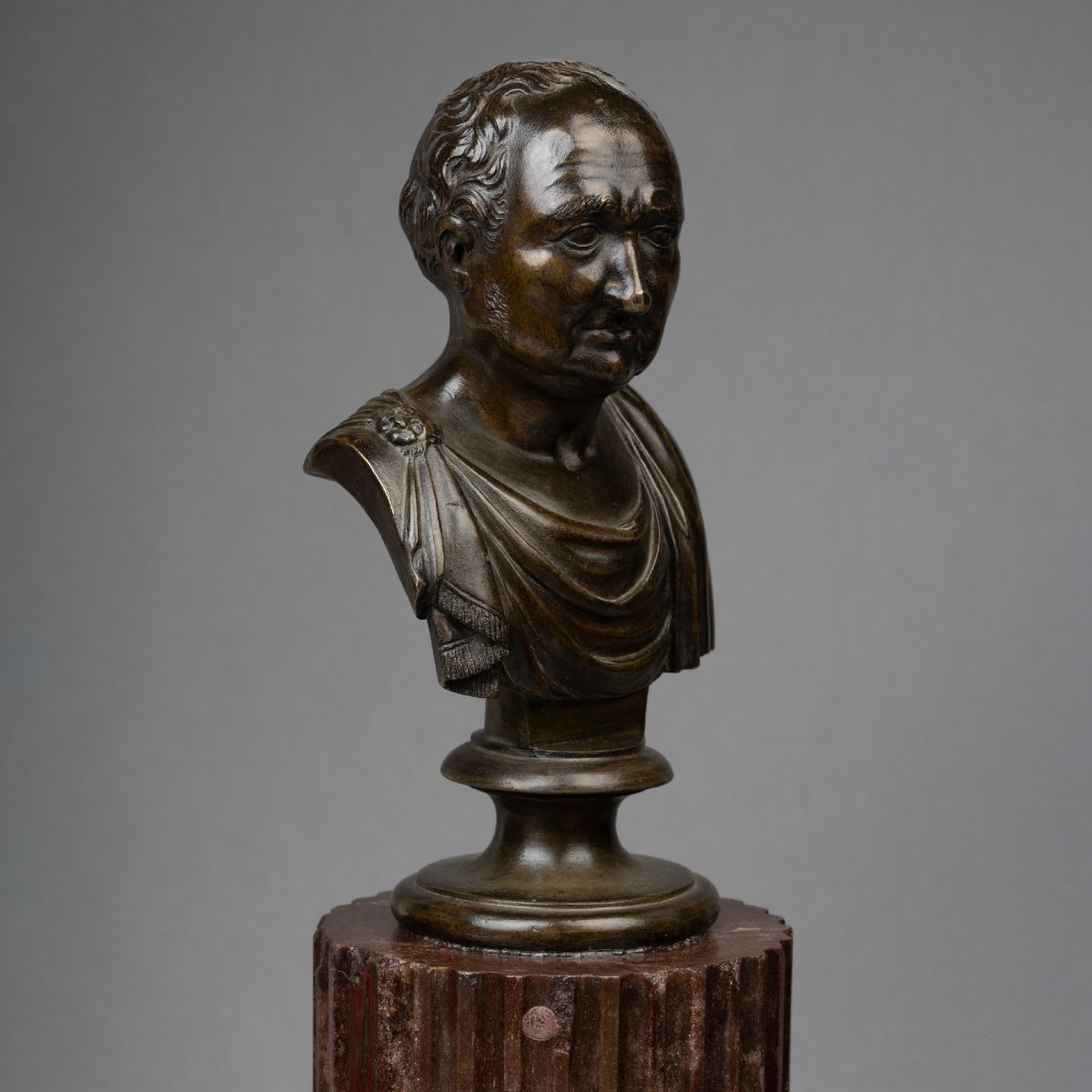 Bust Of Tsar Alexander I, First Third Of The 19th Century-photo-2