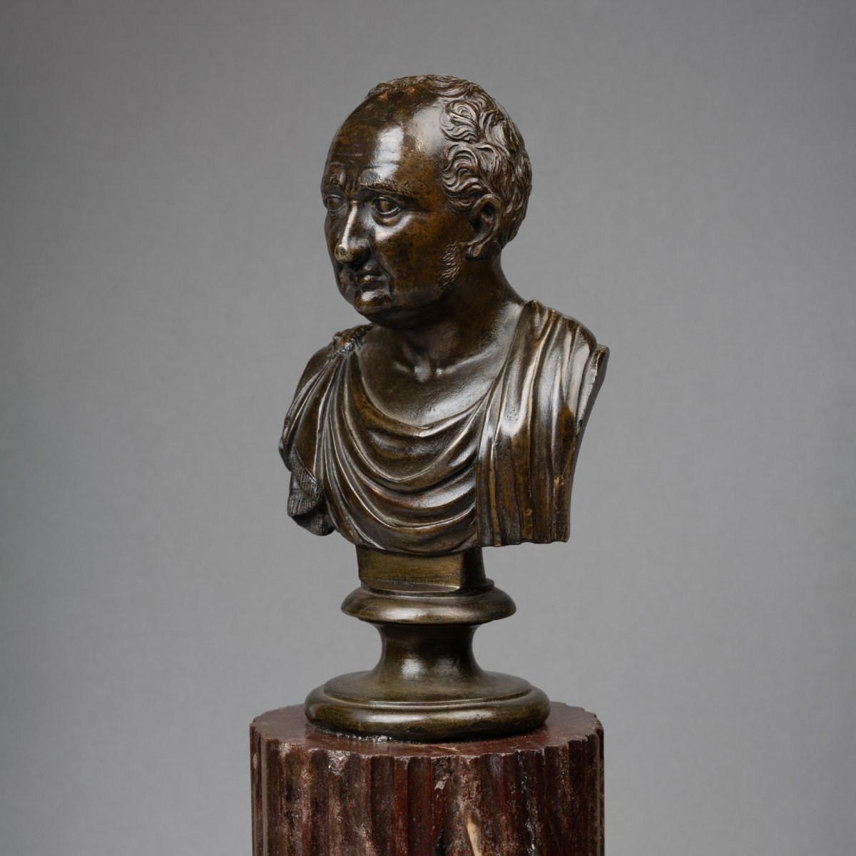 Bust Of Tsar Alexander I, First Third Of The 19th Century-photo-3