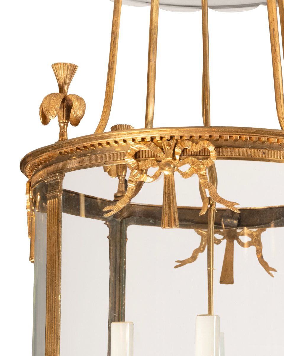 Lanterne à quatre lumières époque Louis XVI-photo-4