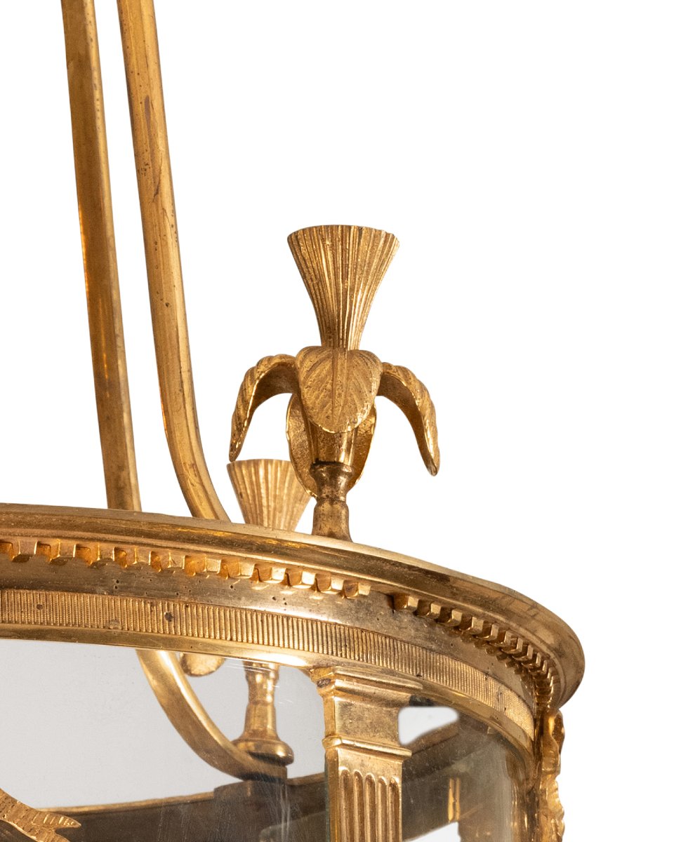 Lanterne à quatre lumières époque Louis XVI-photo-1