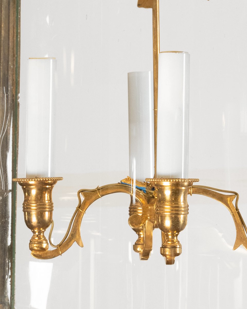 Lanterne à quatre lumières époque Louis XVI-photo-4