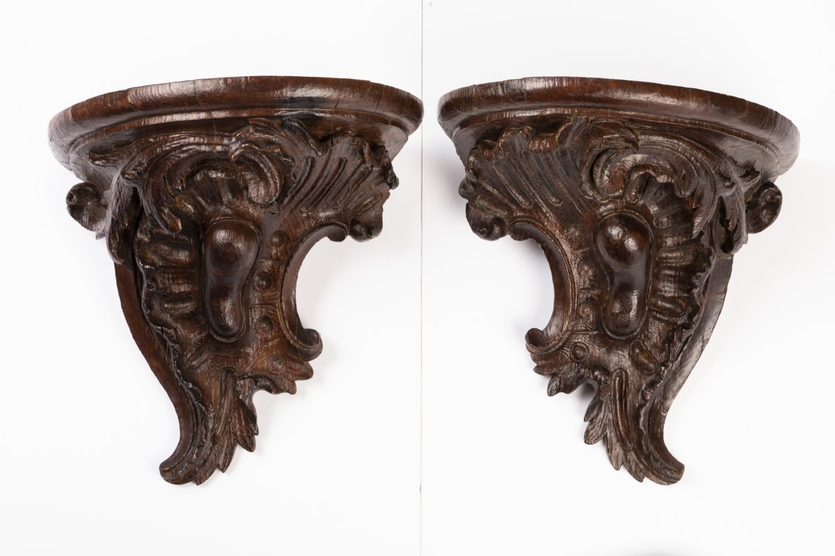  Wall Brackets Pair Louis XV Period