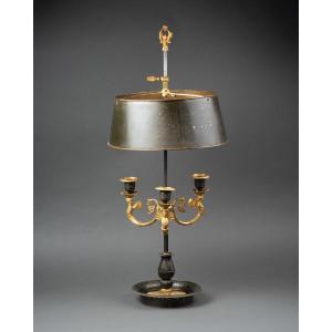 Lampe bouillotte époque Restauration circa 1820