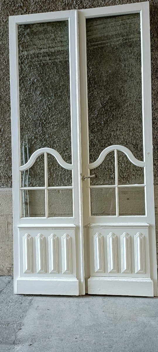 Belle Paire De Portes Bordelaises 19em