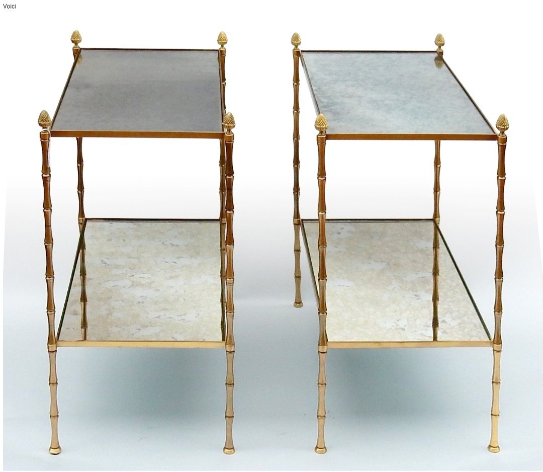 Bout De Canapés En Bronze Doré De La Maison Bagués 