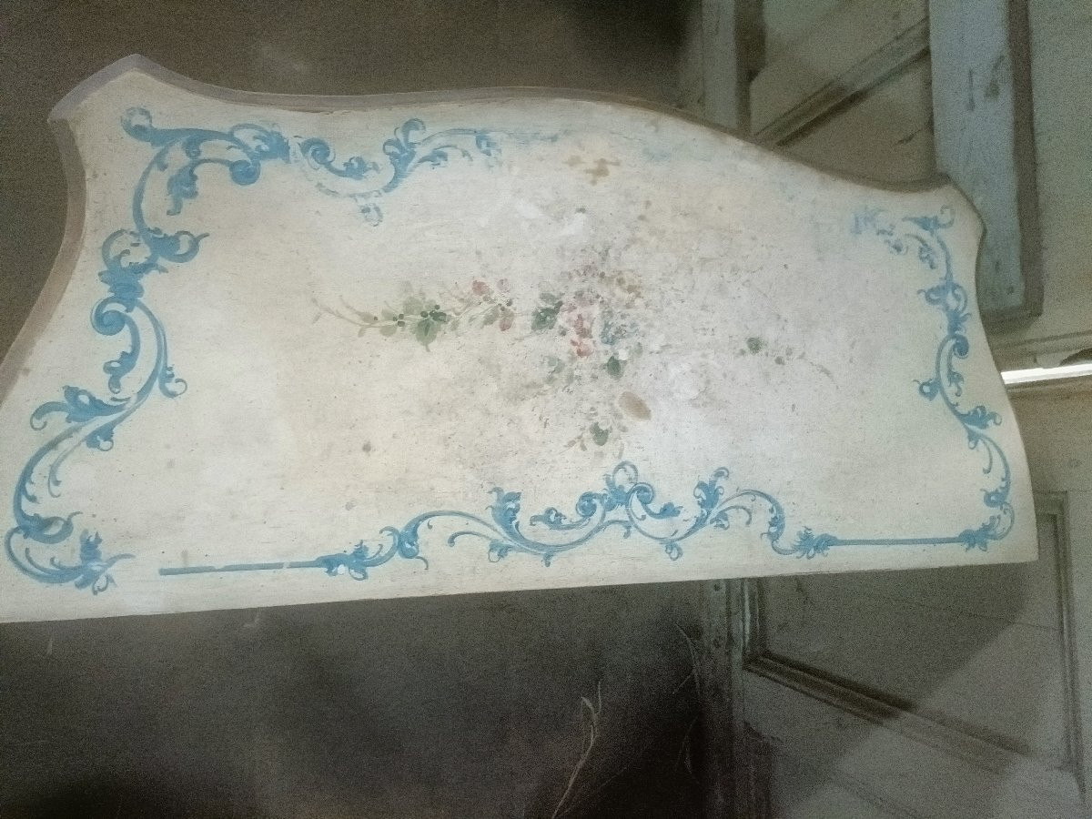 Commode peinte Italie circa 1950-photo-4