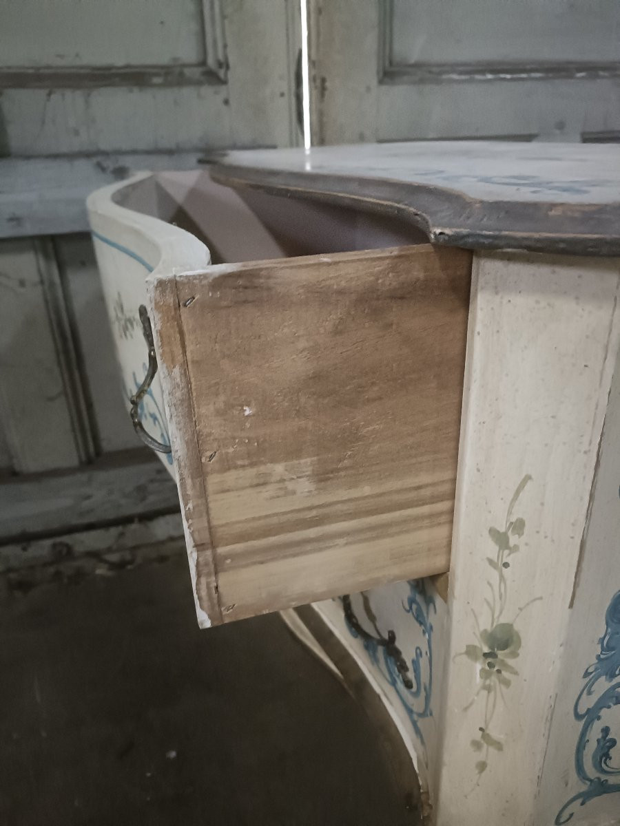 Commode peinte Italie circa 1950-photo-1