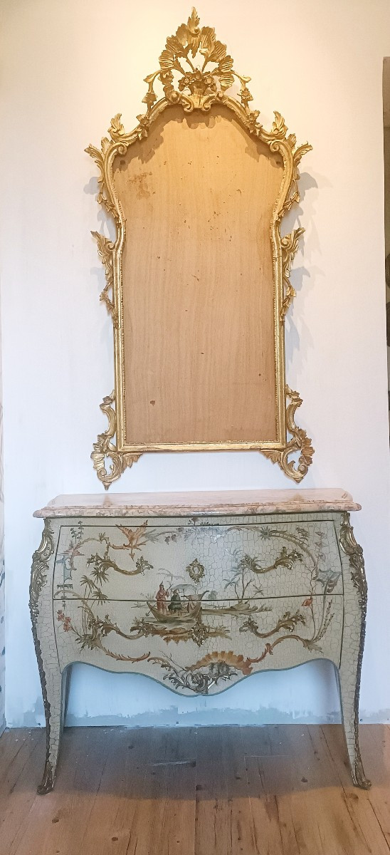 Lacquer Chest Of Drawers By Walter Comelli 