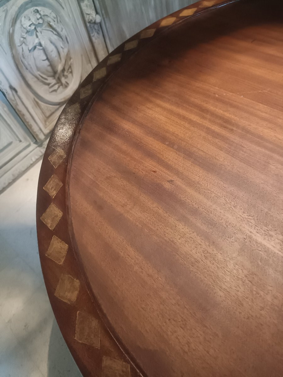 Empire Tilting Mahogany Pedestal Table -photo-6