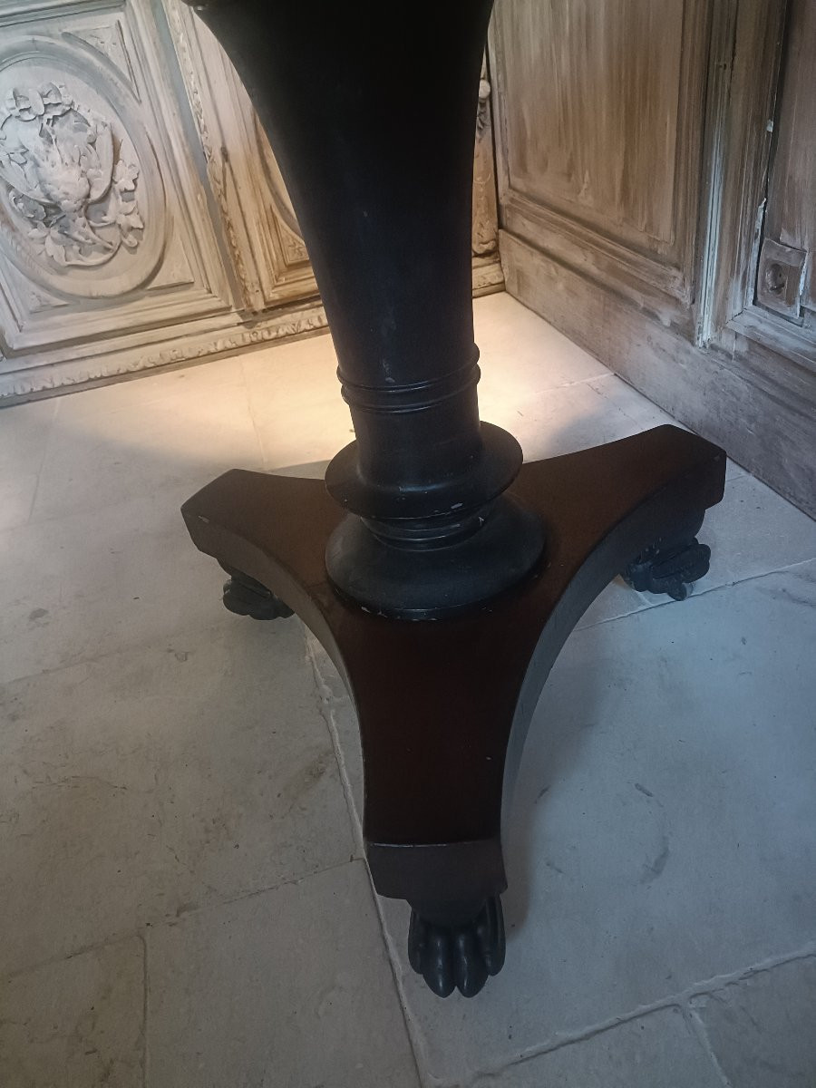 Empire Tilting Mahogany Pedestal Table -photo-8
