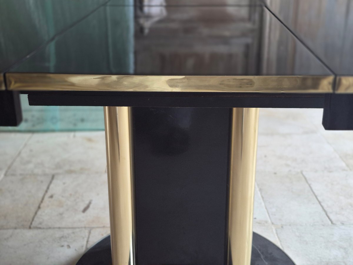 Black Lacquer Dining Table-photo-3